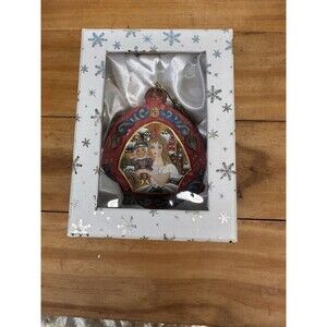 G.Debrekht Nutcracker Scene Christmas Ornament Original Box